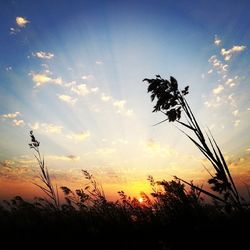 Scenic view of sunset sky