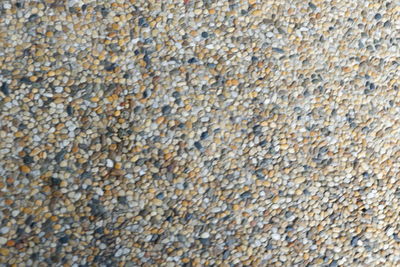 Full frame shot of pebbles on beach