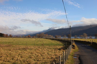 Scenic view of landscape against sky