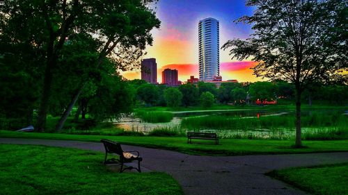 View of park against sky