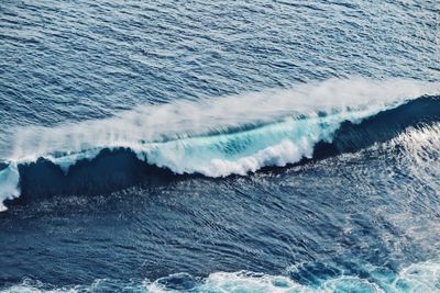 Scenic view of sea waves