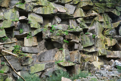 Full frame shot of stone wall