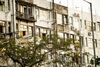 Low angle view of residential building