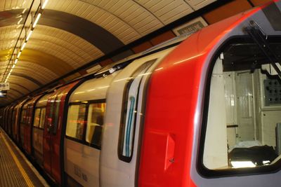 Train at night