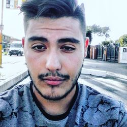 Portrait of young man