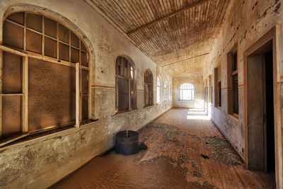 Kolmanskop deserted diamond mine in southern namibia taken in january 2018