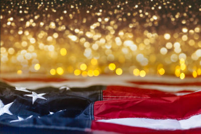 4th of july of independence day, labor day,united states , usa flag with bokeh