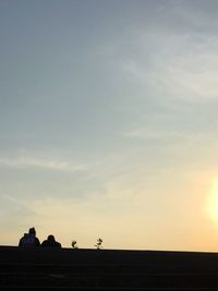 Scenic view of sky at sunset