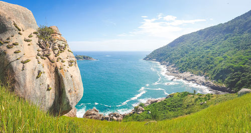 Scenic view of landscape against sky