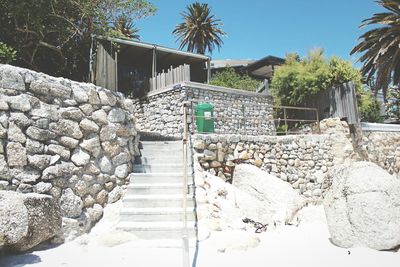 Built structure on landscape