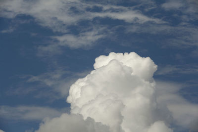 Low angle view of clouds in sky