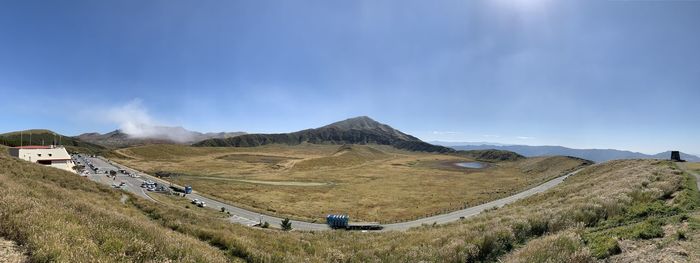 Panoramic view of landscape against sky