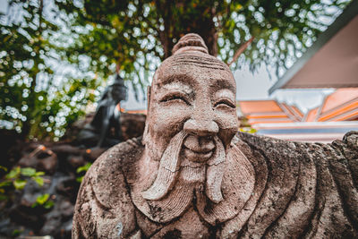 Close-up of statue