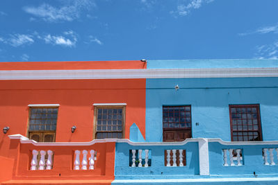 Buildings against blue sky