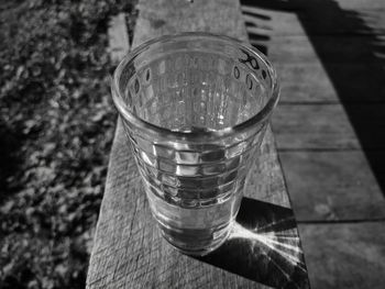 Close-up of glass of water