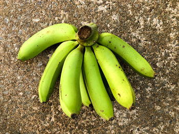 High angle view of bananas