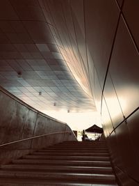 Low angle view of bridge against sky