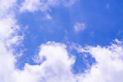 Low angle view of clouds in sky