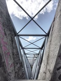 Low angle view of built structure against the sky