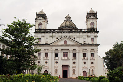 Facade of historic building