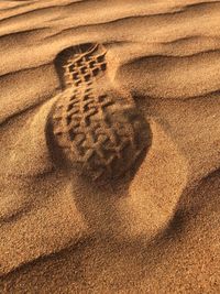 Full frame shot of sand dune