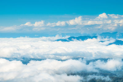 Low angle view of clouds in sky