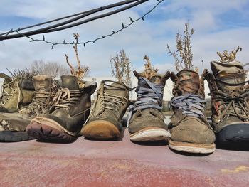 Close-up of shoes