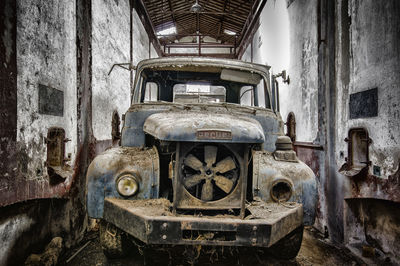 Old abandoned truck