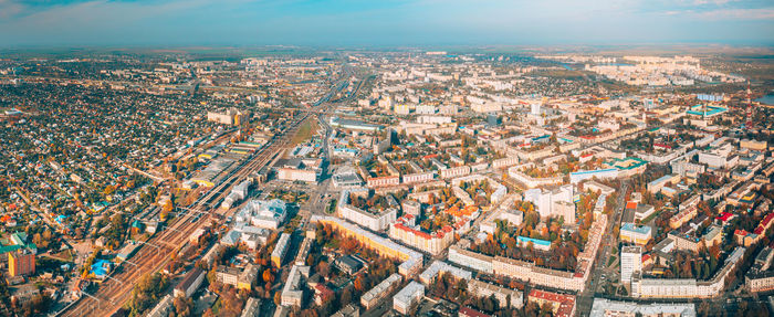 Aerial view of cityscape