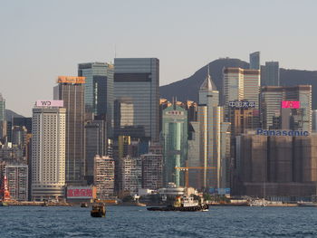 View of city at waterfront