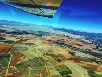 Aerial view of landscape