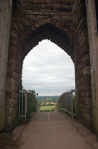 View of archway against sky