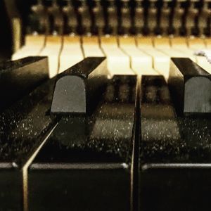 Full frame shot of computer keyboard