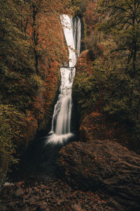 Bridal veil falls in oregon. beautiful waterfall in oregon, located in the columbia river gorge.