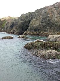 Scenic view of mountain against sky