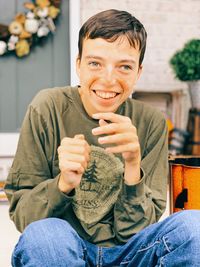 Portrait of a man smiling