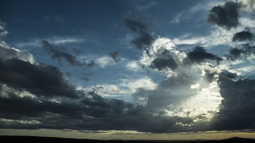 Scenic view of cloudy sky