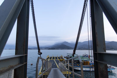 View of the seaport