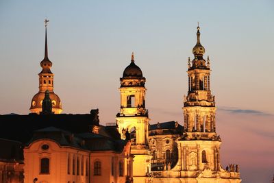 Low angle view of a building in dresden