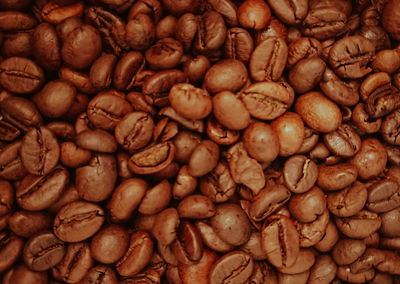 Full frame shot of coffee beans