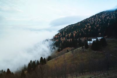 Panoramic view of landscape against sky