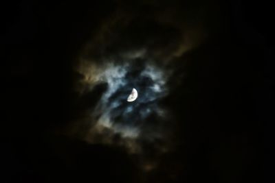 Moon in sky