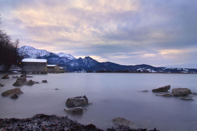 Evening mood at kochelsee