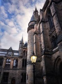 Low angle view of historical building against sky