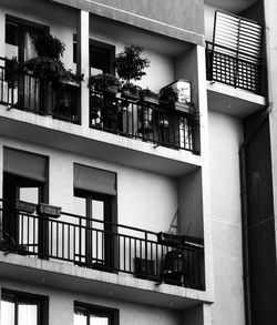 Balcony of building