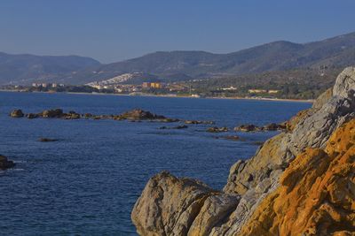 Scenic view of mountains