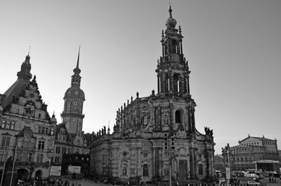 Low angle view of church