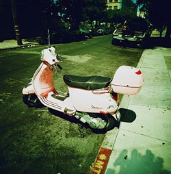 High angle view of man on golf course