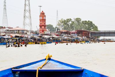 Ganga as seen in garh mukteshwar, uttar pradesh, india, river ganga is believed to be holiest river 