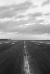 Scenic view of road against sky